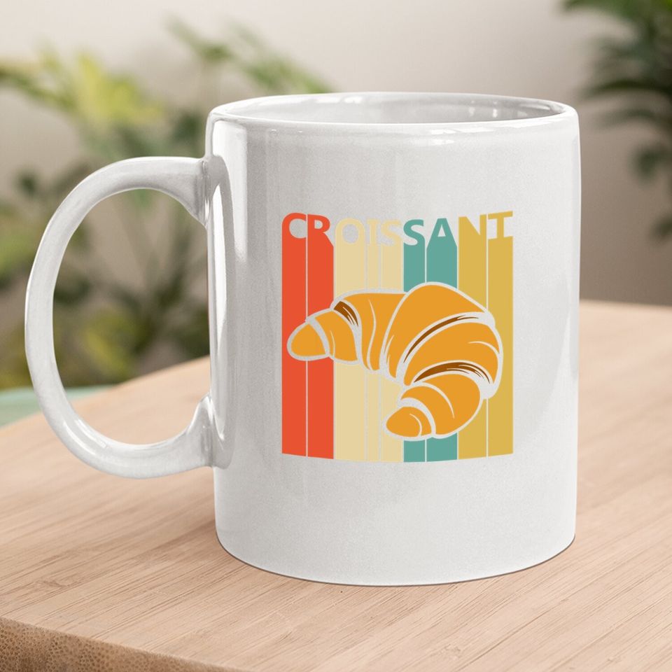 Vintage Croissant Coffee Mug