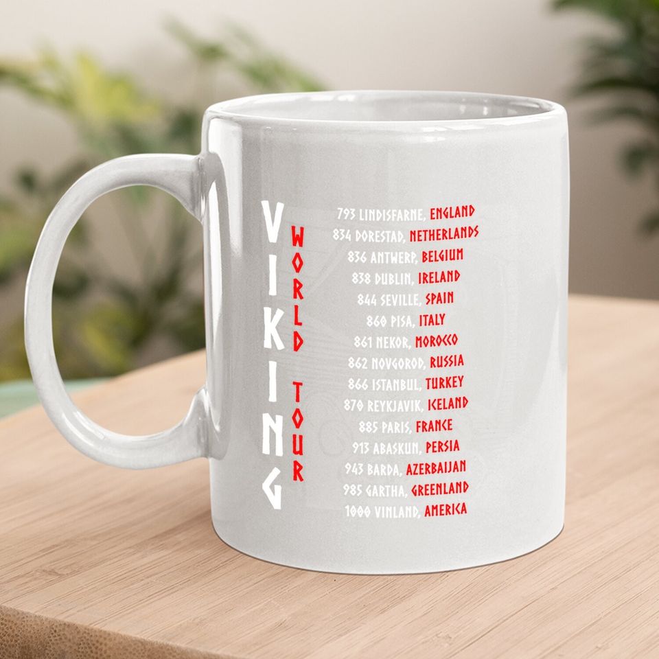 Viking World Tour Front And Backprint! Coffee Mug