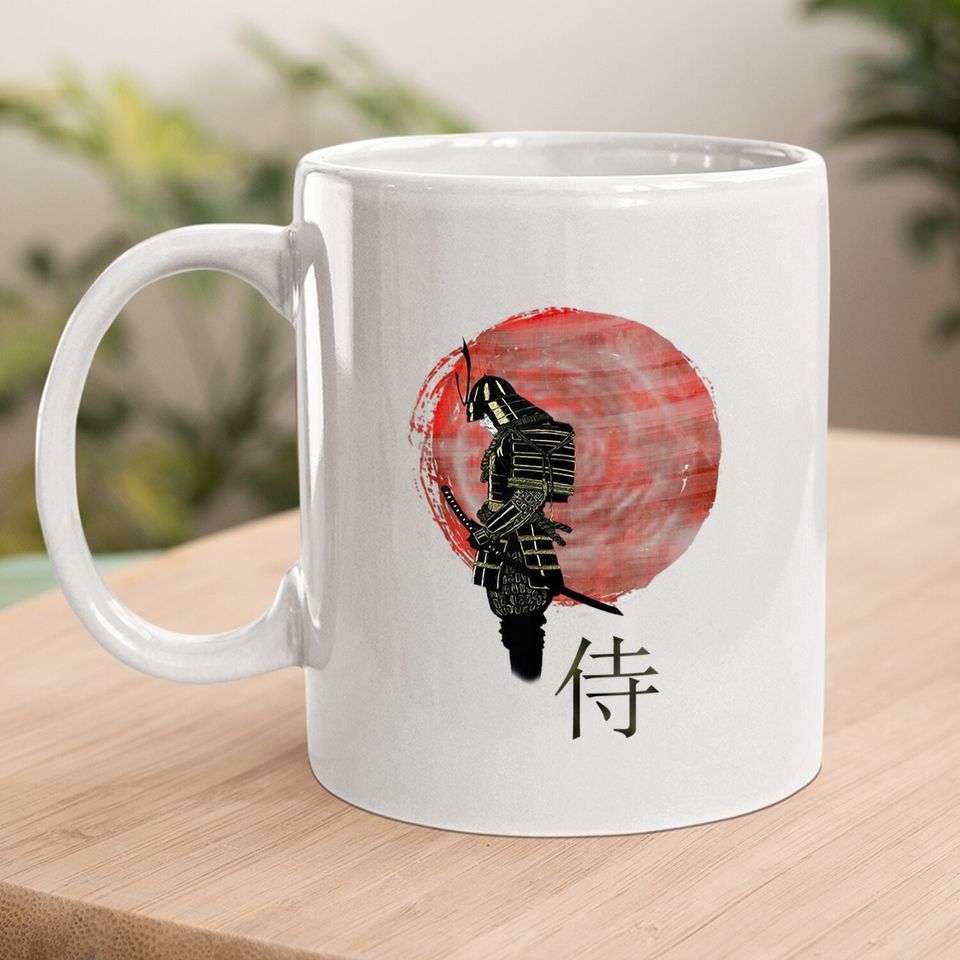 Samurai Japanese Retro Art Print Coffee Mug