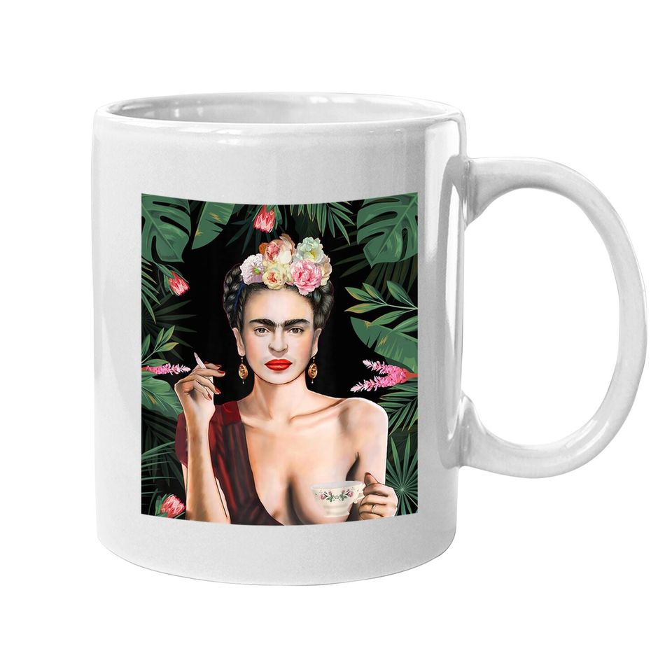 Graphic Fridas Vintage Arts Kahlos Coffee Mug