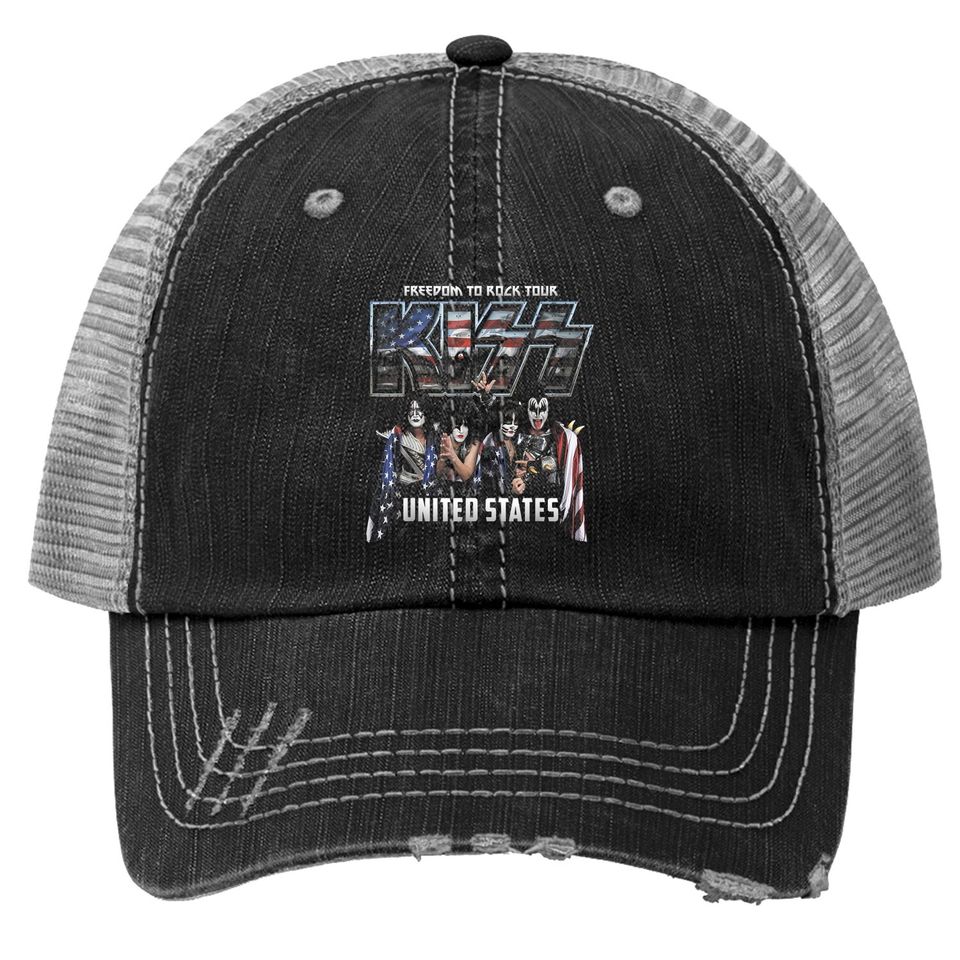 Kiss Rock Band Trucker Hat