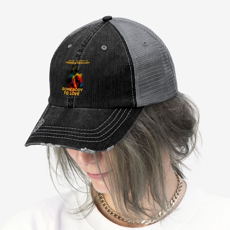Legacy Of Freddie Mercury Some Body To Love Trucker Hat