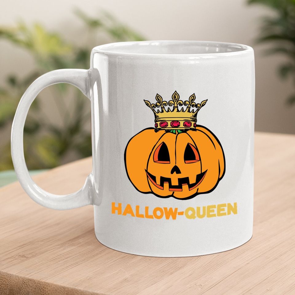 Funny Hallow Queen Costume For Halloween Party Lovers Coffee Mug