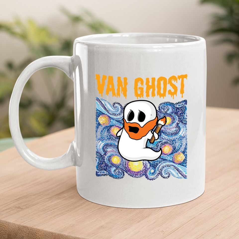 Halloween Van Gogh Starry Night Coffee Mug