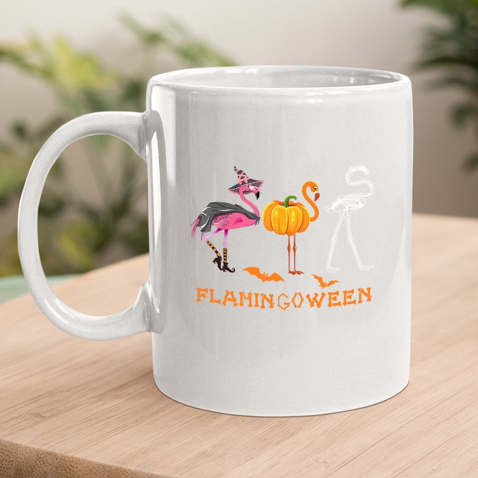Funny Halloween Flamingo Costume Flamingoween Coffee Mug