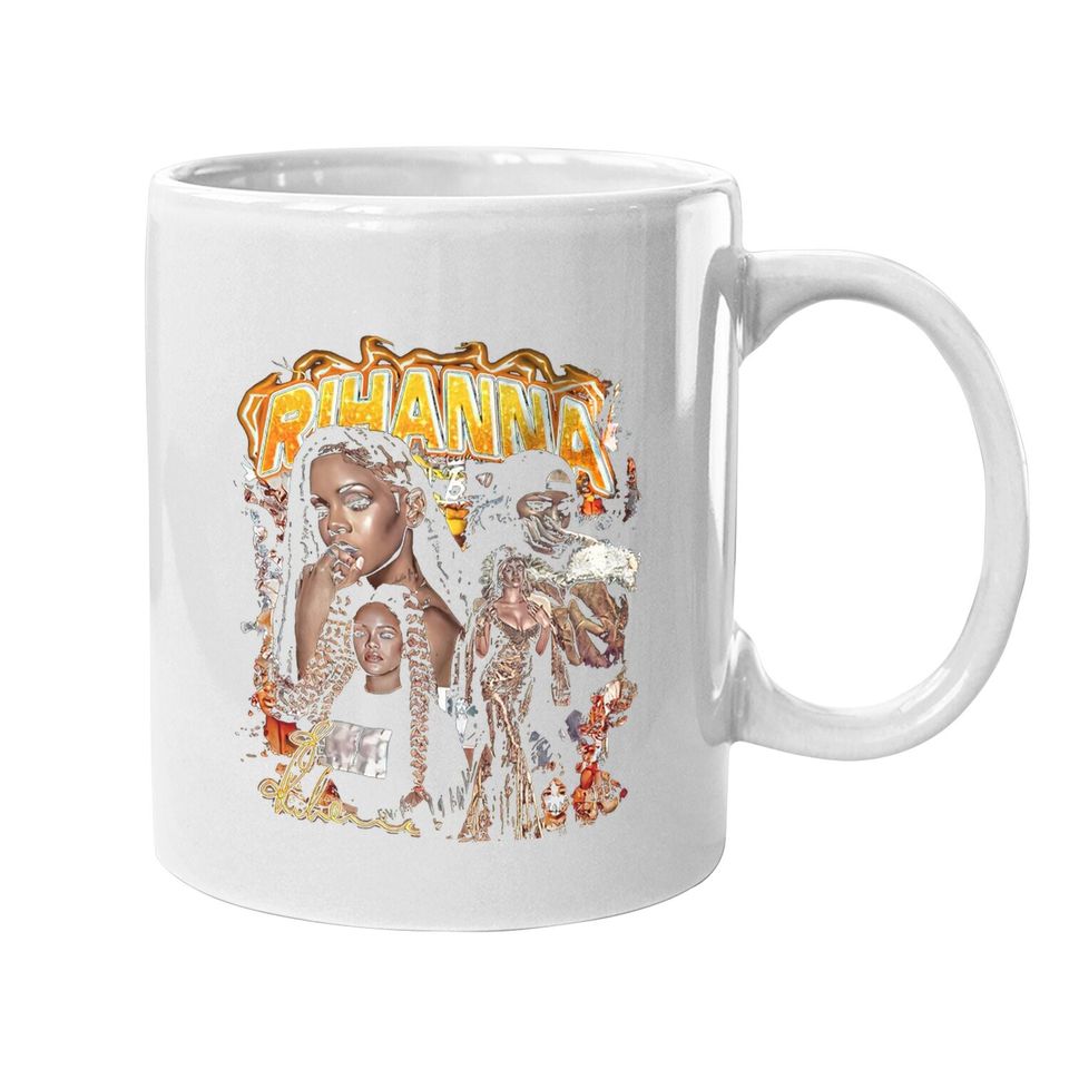 Rihanna Rap Hip Hop 90s Retro Vintage Coffee Mug