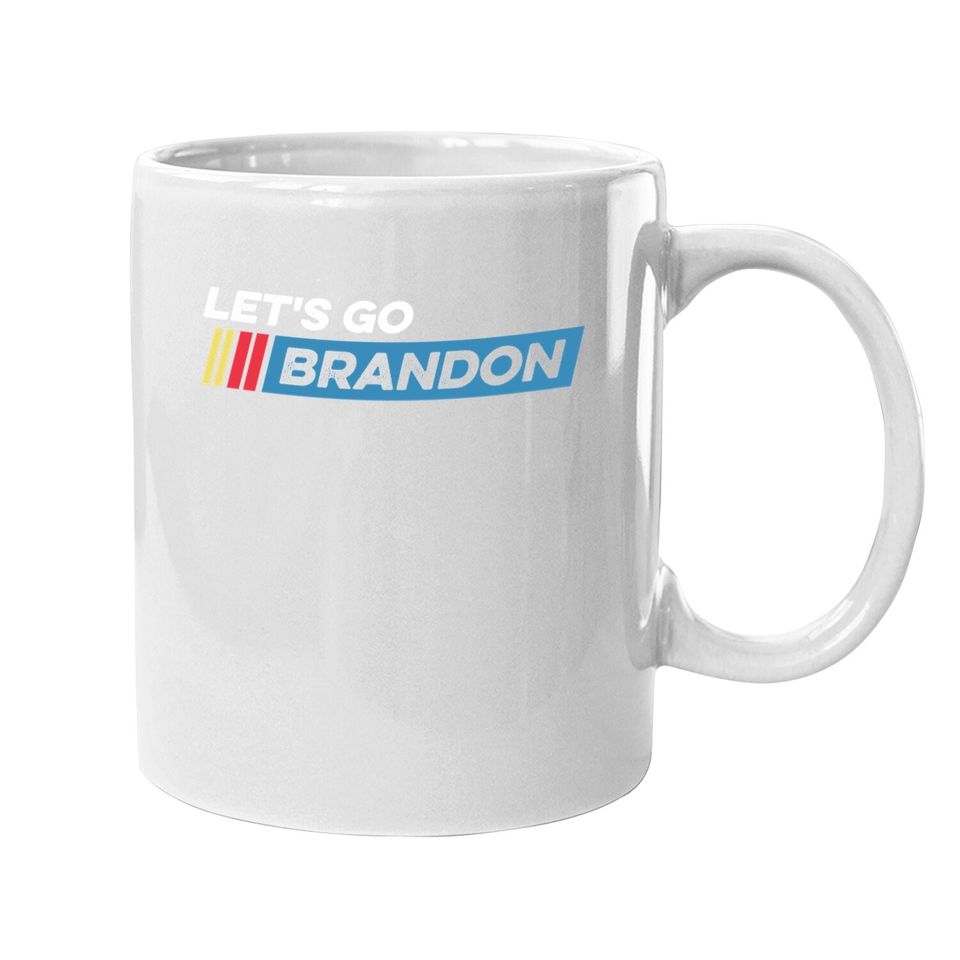 Let’s Go Brandon Joe Biden Chant Fake News Strikes Again Coffee Mug