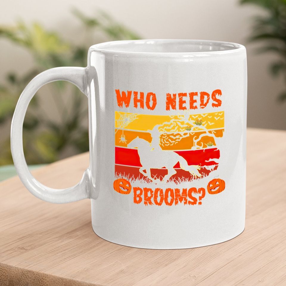 Horse Halloween Brooms Are For Beginners Classic Coffee Mug