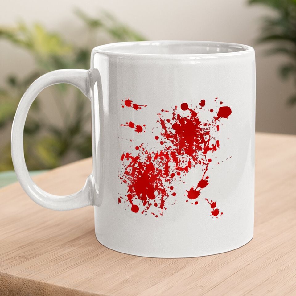 Fake Blood Splatter Coffee Mug