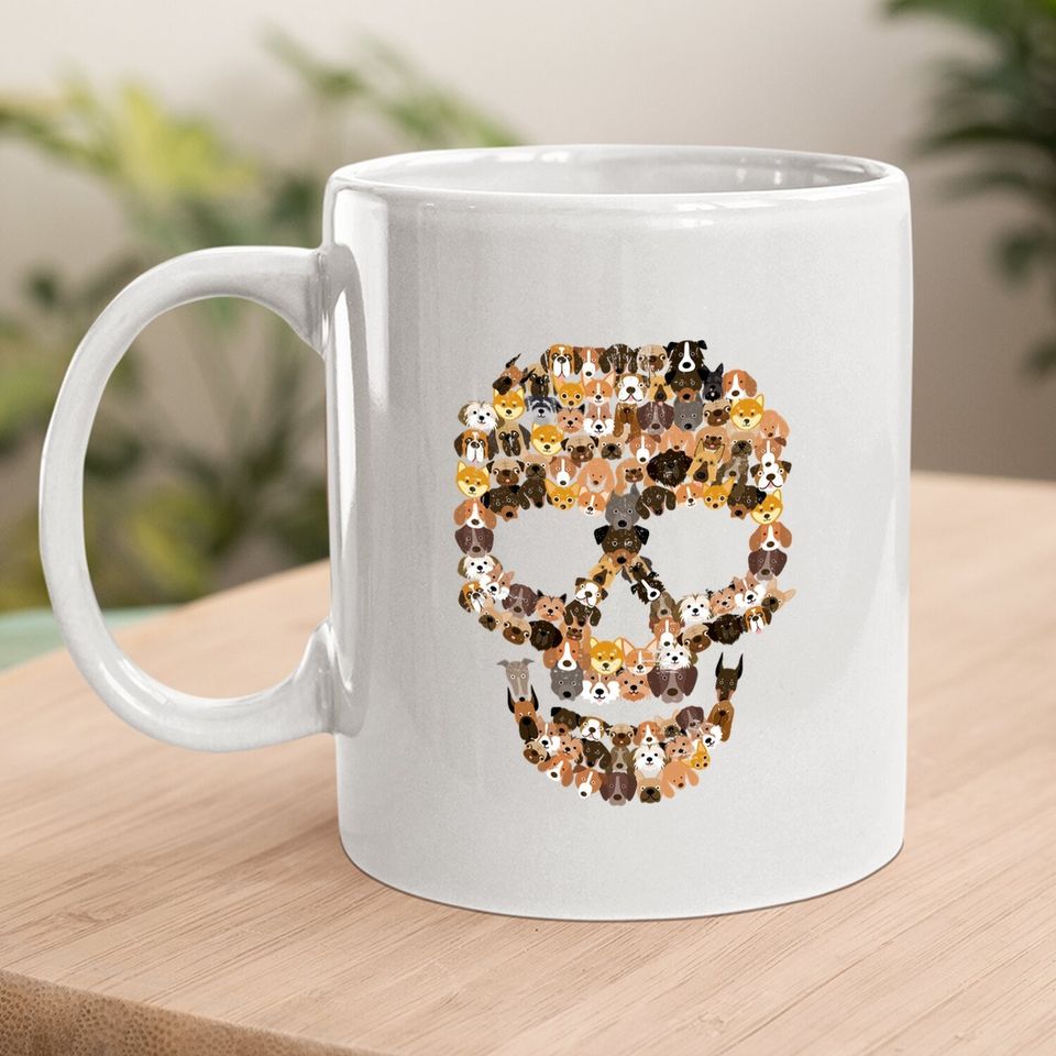 Creepy Puppy Skeleton Costume Coffee Mug