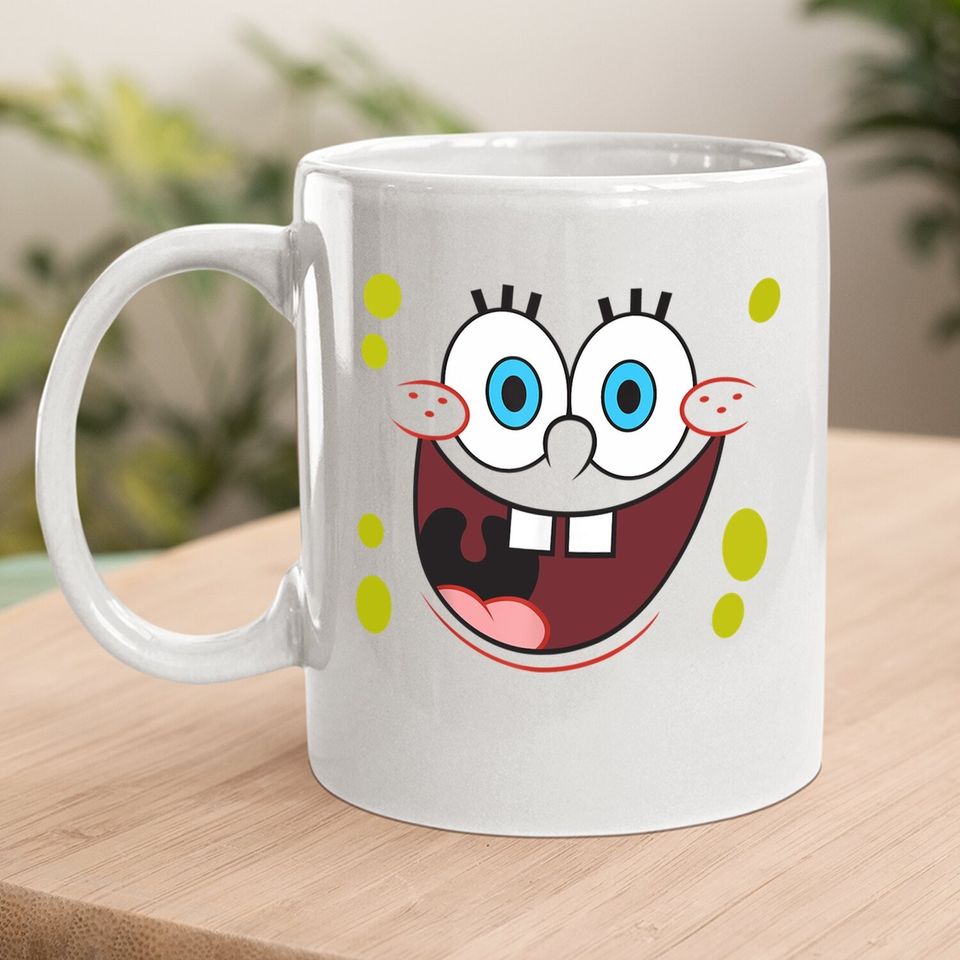 Spongebob Squarepants Bright Eyed Smiling Face Coffee Mug Coffee Mug