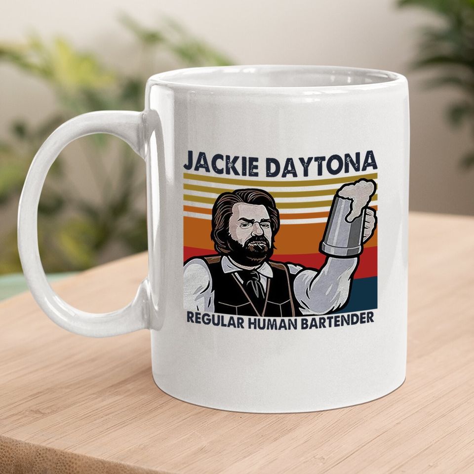Jackie Daytona Regular Human Bartender Vintage Coffee Mug