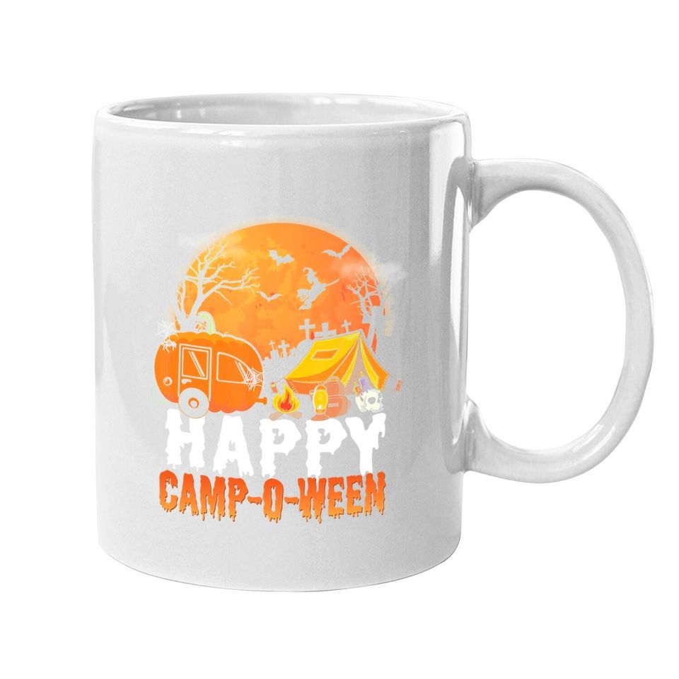 Camping Happy Camp-o-ween Coffee Mug