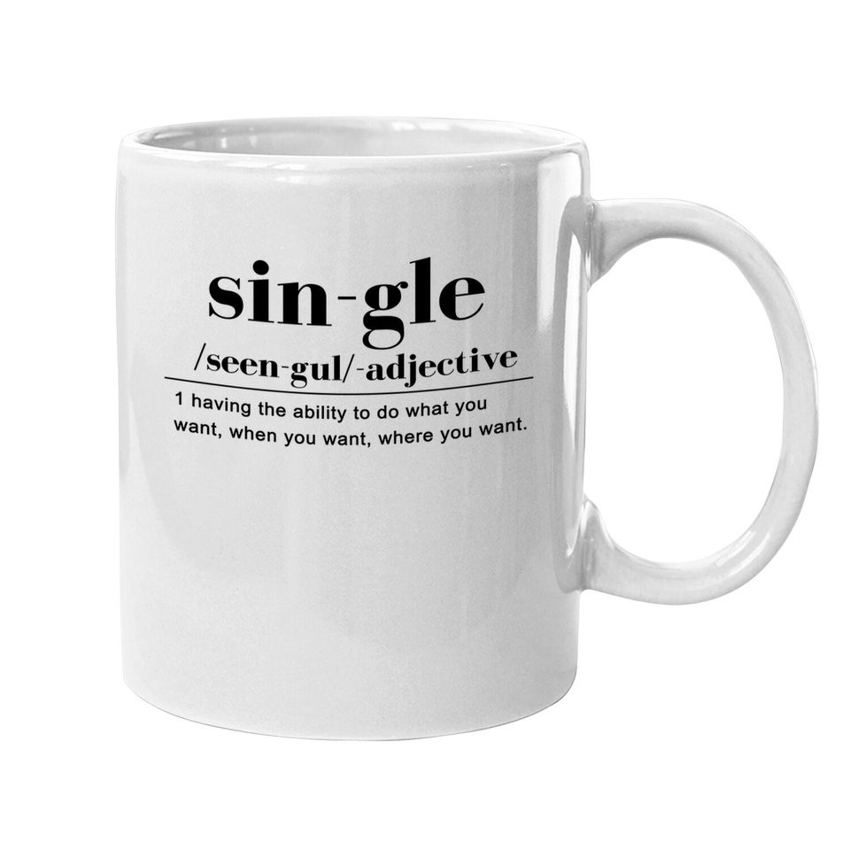 Single Definition Coffee Mug