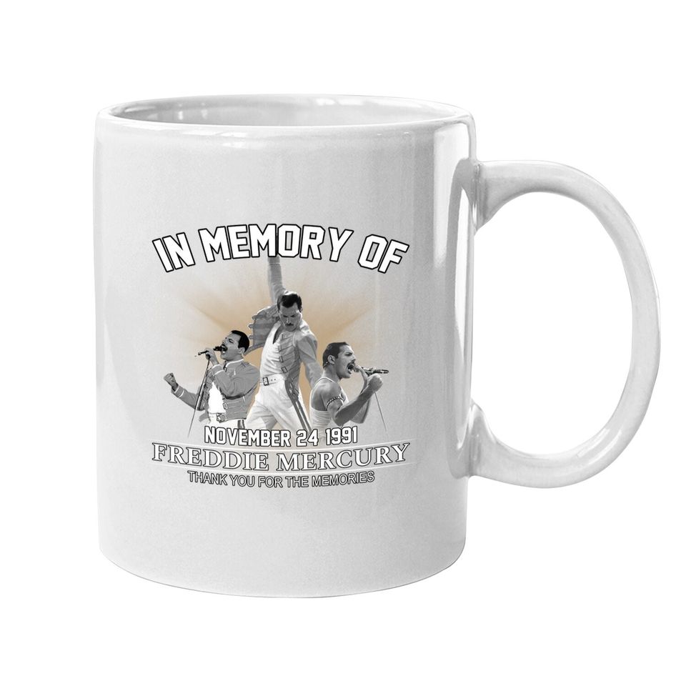 In Memory Of Freddie Mercury Coffee Mug