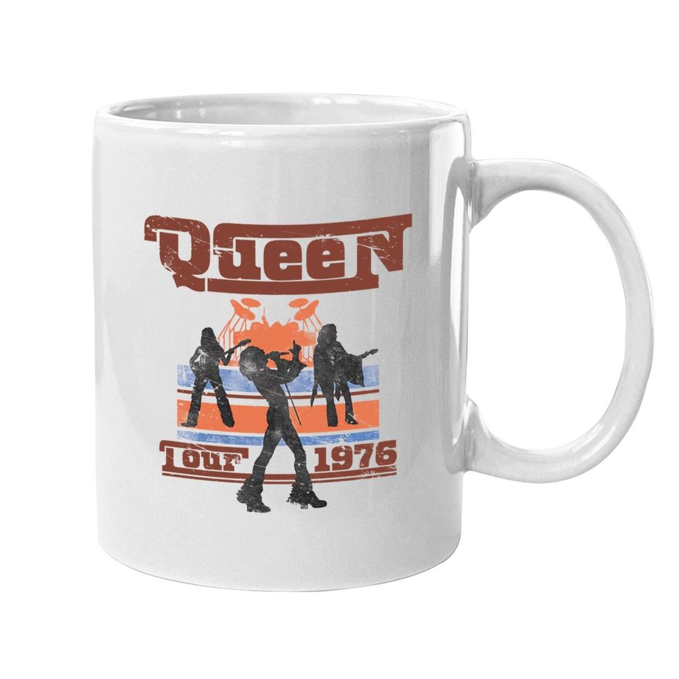 Queen 1976 Tour Silhouettes Coffee Mug
