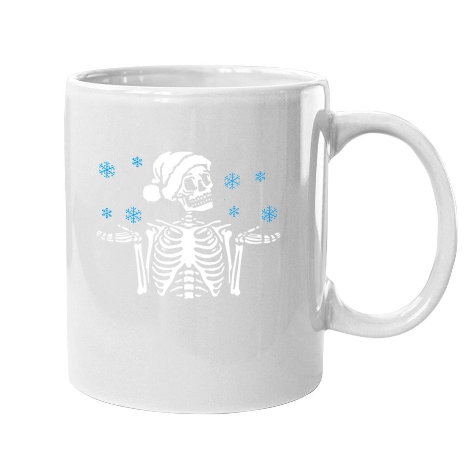 Holiday Skull Christmas Coffee Mug