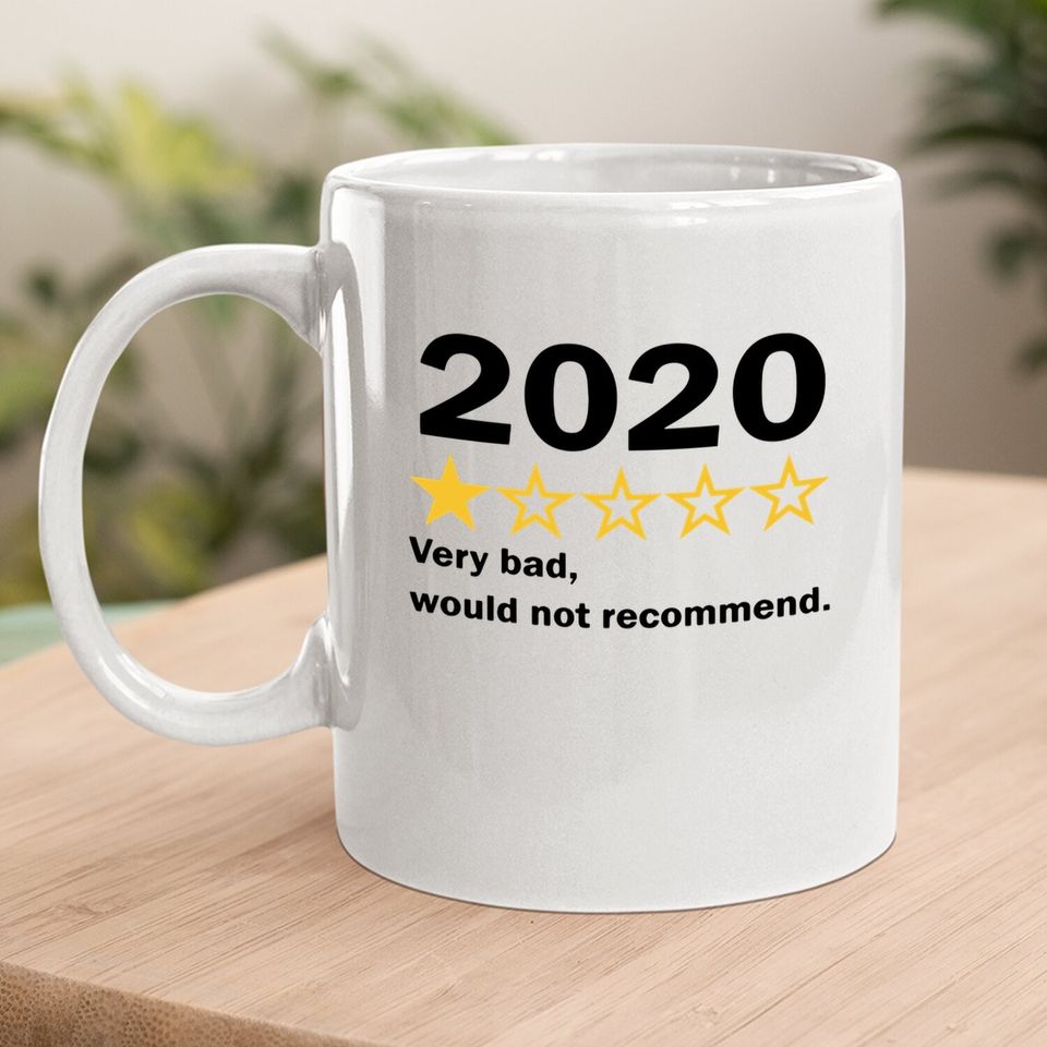 2020 Review Funny New Years Eve 2021 Coffee.  mug
