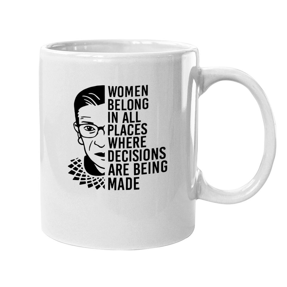 Notorious Rbg Coffee. mug Progressive Liberal Ruth Bader Ginsburg Coffee. mug Funny Letter Print Graphic Mug Tops