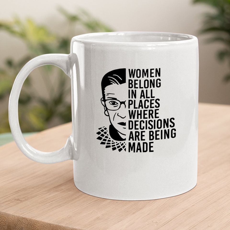 Notorious Rbg Coffee. mug Progressive Liberal Ruth Bader Ginsburg Coffee. mug Funny Letter Print Graphic Mug Tops
