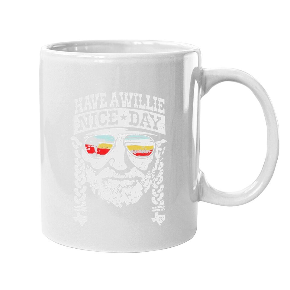 I Willie Love The Usa & Have A Willie Nice Day Short Sleeve Coffee.  mug Tops