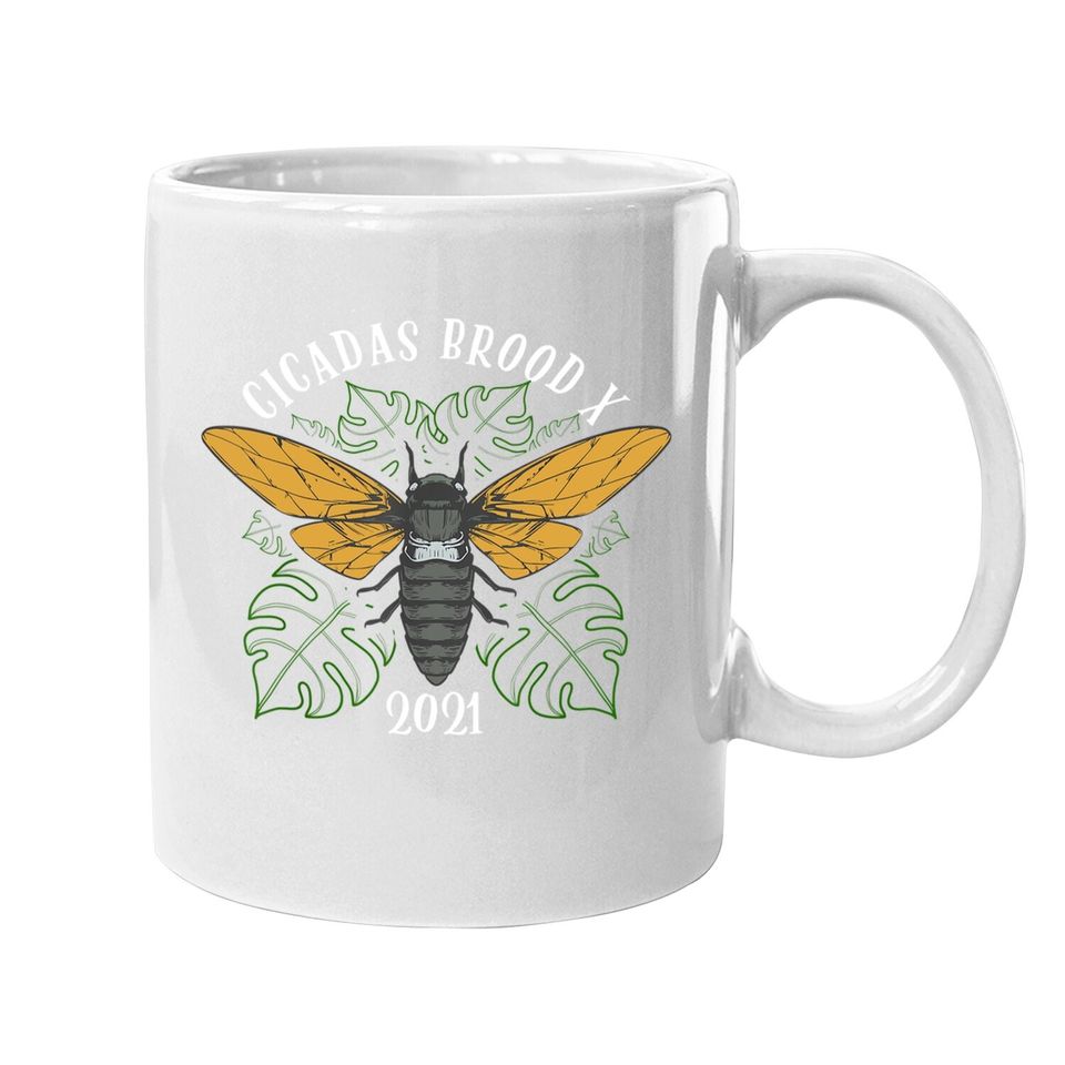 Coffee.  mug Cicada Brood X 2021