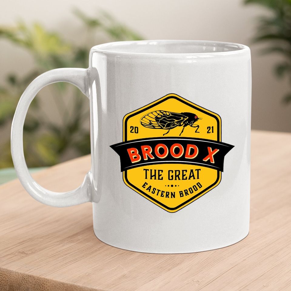 Cicada Coffee.  mug The Great Eastern Brood X 2021