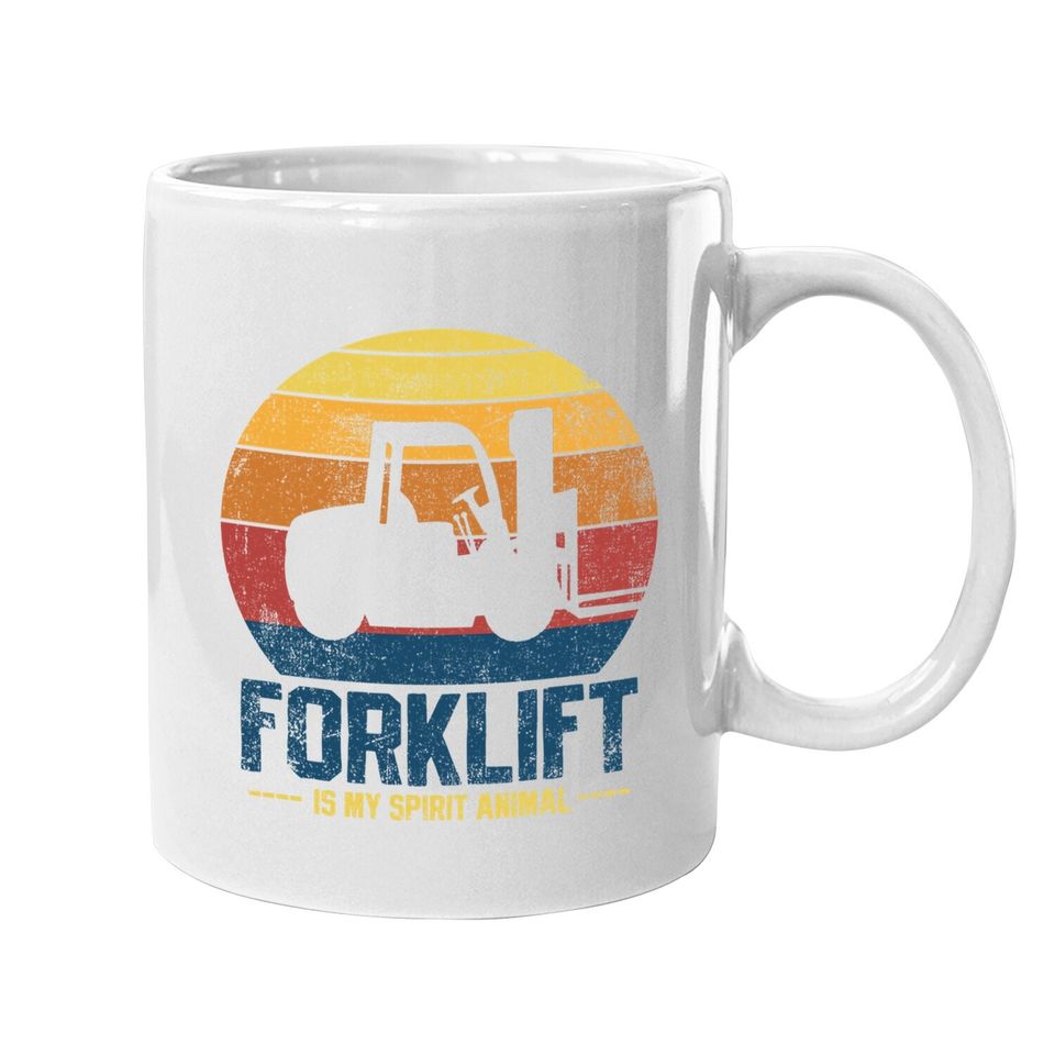Forklift Vintage Coffee.  mug