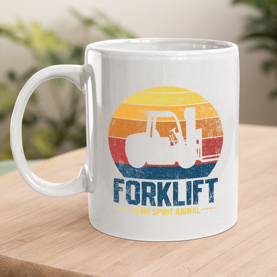 Forklift Vintage Coffee.  mug