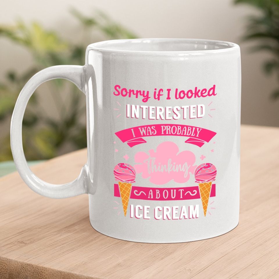 Ice Cream Lover Cone Sweet Dessert Gelato Frozen Sorbet Coffee.  mug