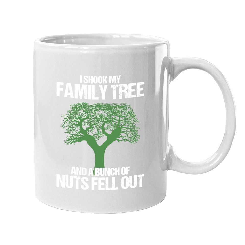 Genealogy Puns Genealogist I Shook My Family Tree Historian Coffee.  mug