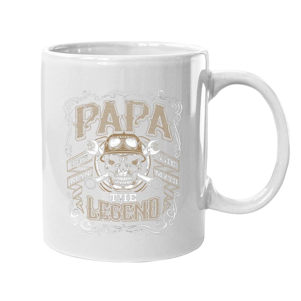 Papa The Man The Myth The Legend - Graphic Mug