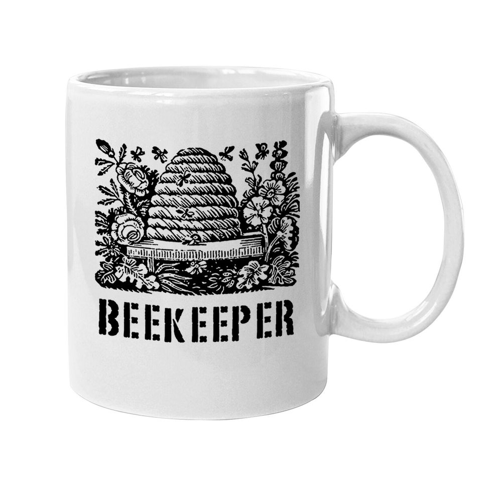 Vintage Bee Beekeeper Hive Coffee Mug