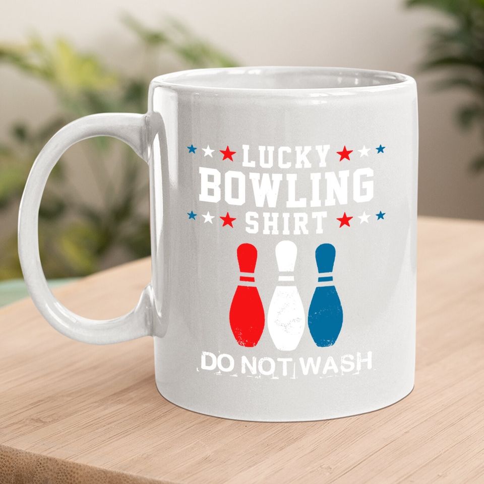 Lucky Bowling Gift Coffee Mug For Husband Dad Or Boys