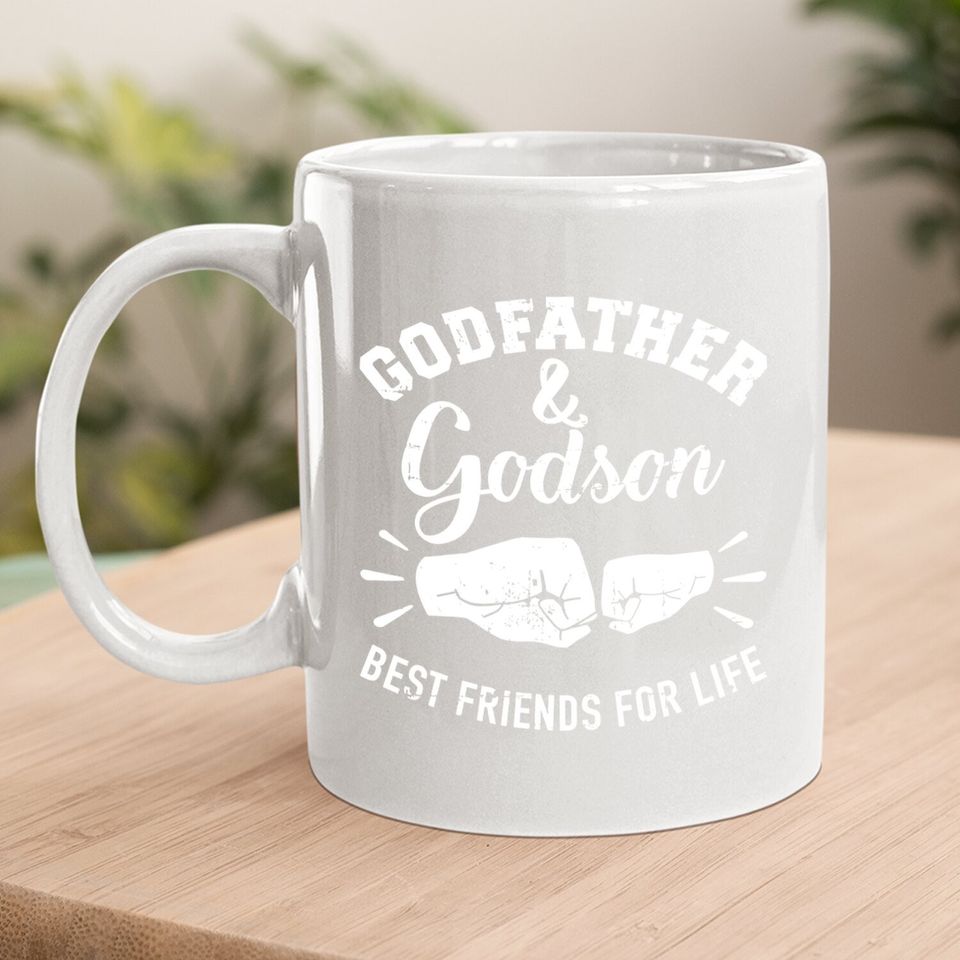 Godfather And Godson Friends For Life Coffee Mug