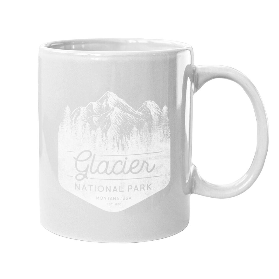 Family Vacation Design - Glacier National Park Coffee Mug