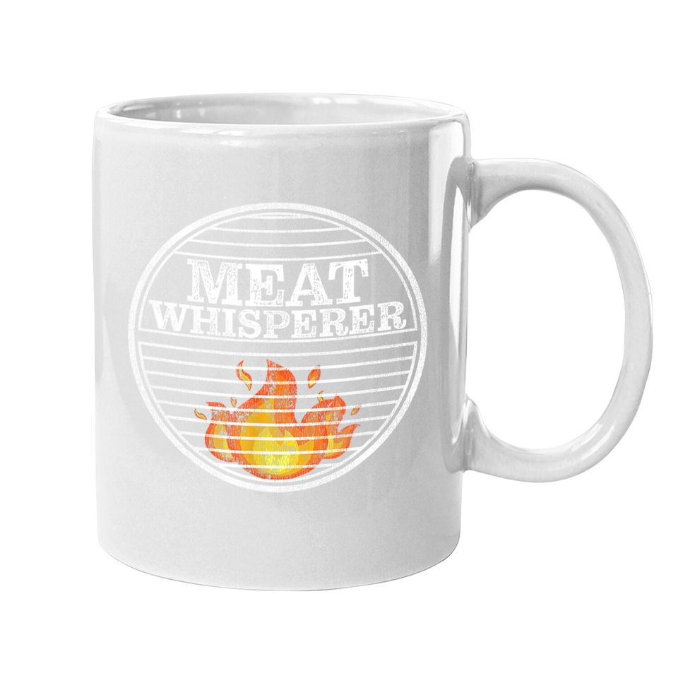 Funny Bbq Grill Dad Meat Whisperer Bbq Grilling Coffee Mug
