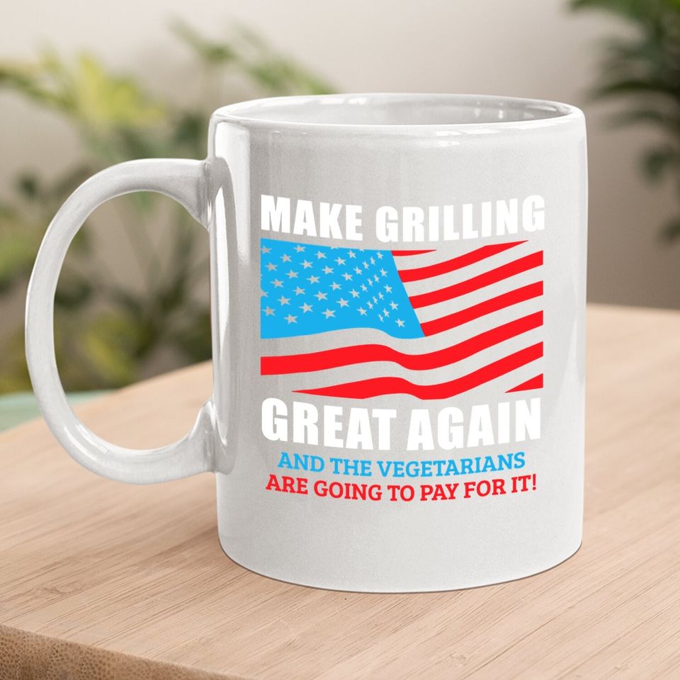 Funny Make Grilling Great Again Trump Bbq Pit Master Dad Coffee Mug