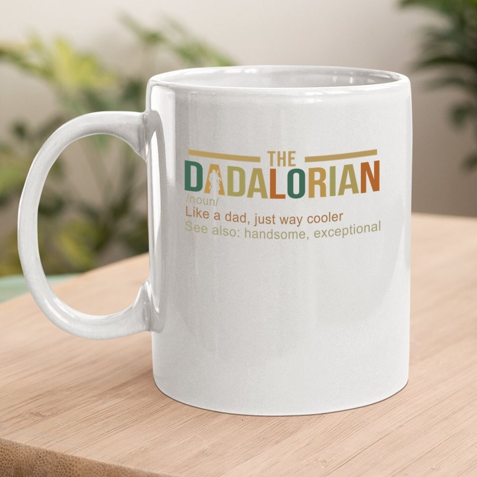 Agaoece Dadalorian Graphic Coffee Mug Adult Father's Day Funny Tops Mug