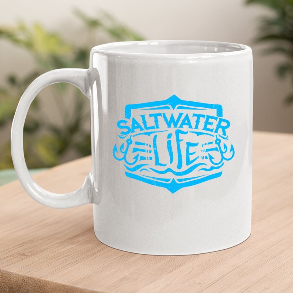 Saltwater Life Coffee Mug - Fishing Coffee Mug Coffee Mug