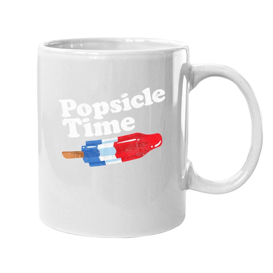 Summer Popsicle Time Funny Bomb Retro 80s Pop Vacation Gift Coffee Mug