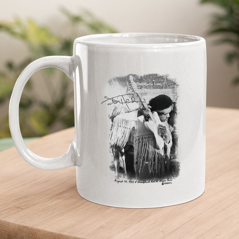 Jimi Hendrix Woodstock Coffee Mug