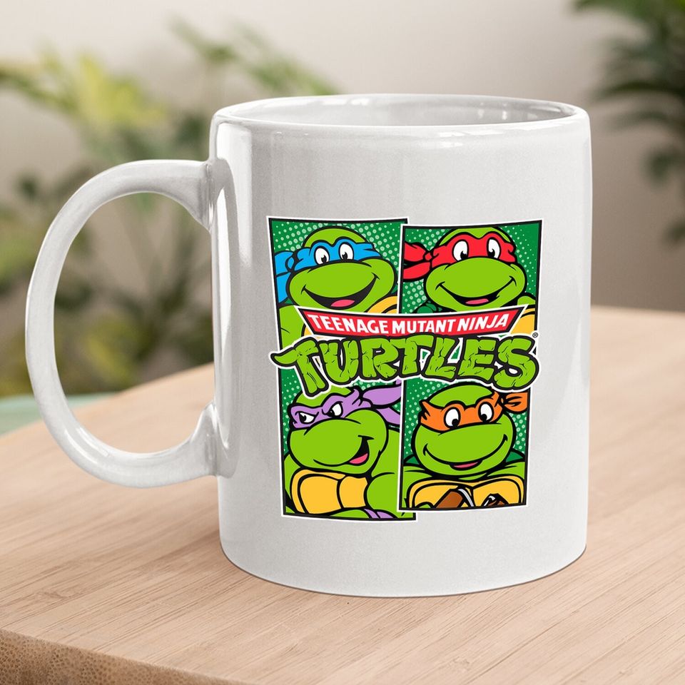 Teenage Mutant Ninja Turtles Paneled Characters Coffee Mug