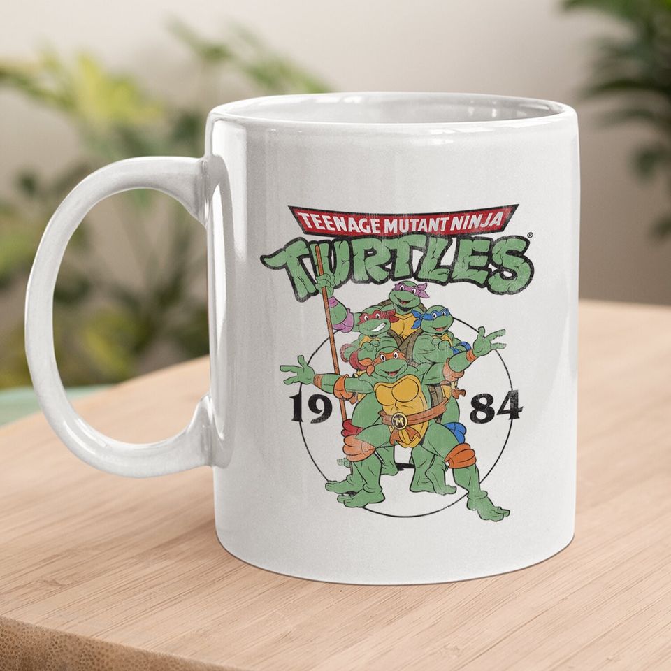 Teenage Mutant Ninja Turtles Classic Circle 1984 Mug-coffee Mug