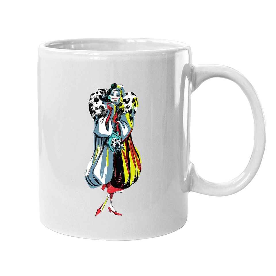 Cruella De Vil Stylized Coffee Mug