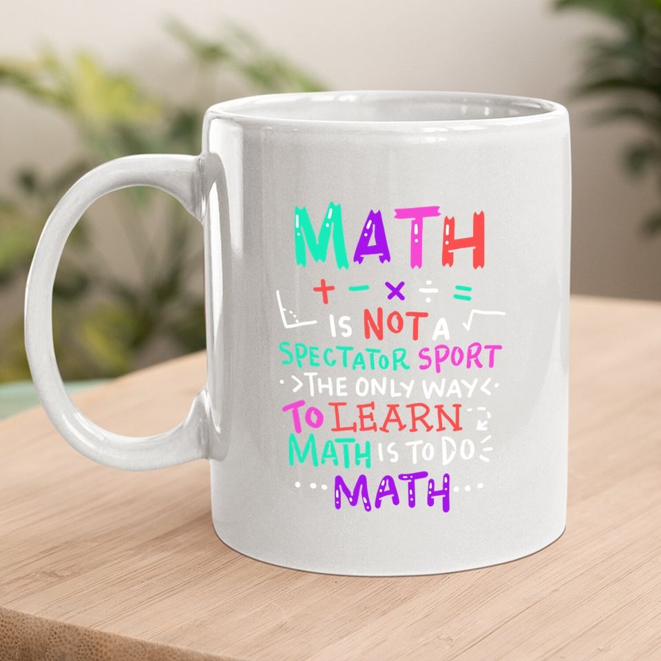 Math Teacher Mathematical Symbol Coffee Mug