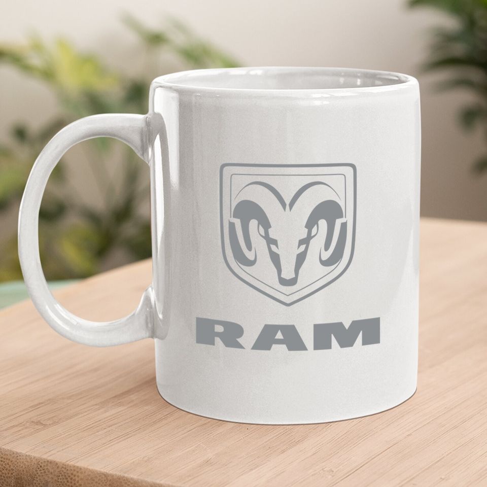 Ram Trucks Grey Logo Coffee Mug