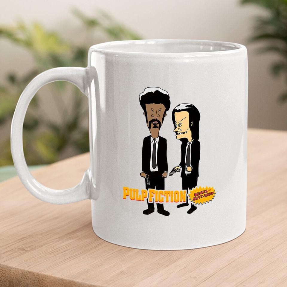Pulp Fiction Beavis And Butthead Coffee Mug
