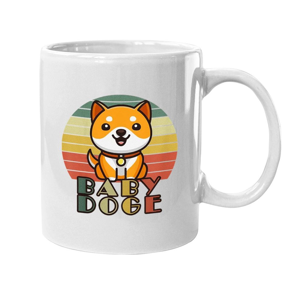 New Baby Doge Coin To The Moon | Safe Moon | Funny Crypto Coffee Mug