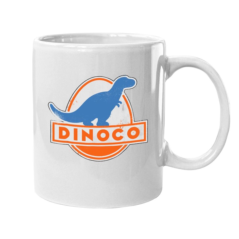 Pixar Cars Iconic Dinoco Dinosaur Logo Coffee Mug